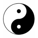 Yin Yang Ying Taoism Sign Chinese Taijitu Black t-shirts