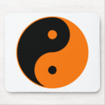 Yin Yang Ying Taoism Sign Chinese Taijitu Orange