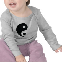 ying and yang icon shirt