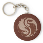 Ying Yang 6 Keychain