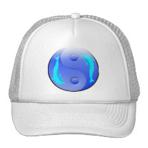 Ying-Yang Dolphin Trucker Hat