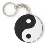 Ying Yang Keychain