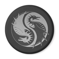 Ying Yang Refrigerator Magnet