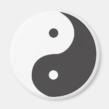 Ying Yang Refrigerator Magnet