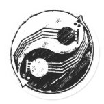 Yinjo Round Stickers