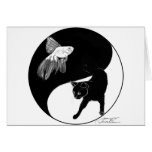 yinyang block colour lineart card