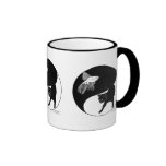 YinYang Fish and Cat - Mug with 3 images