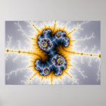 Yinyang Twister - Fractal Poster posters