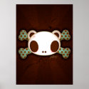Yo Amo La Leche "Panda Skull" posters