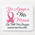 Yo Apoyo a Mi Mamá - Cáncer de Mama mousepads