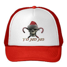 Yo Ho Ho Pirate Santa Trucker Hats