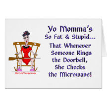 Yo Momma # 08 Greeting Card