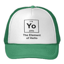 Yo! The Element of Hello Mesh Hat