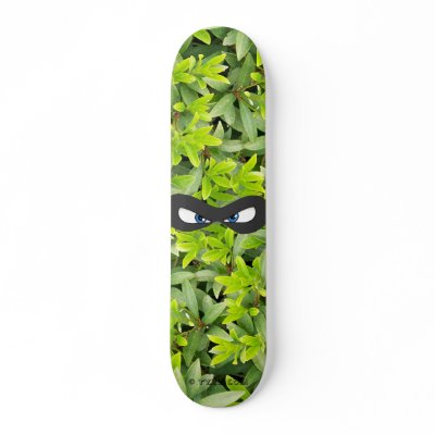 YOAQ urban green leaves cartoon mask skateboard by TYZUarts