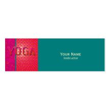 Yoga 1 - Business, Profile Card Business Card Templates