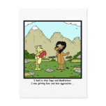Yoga and Meditation: Lion Cartoon postcards