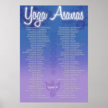 Yoga Asanas Poster