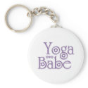 Yoga Babe keychains