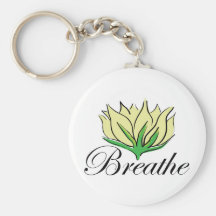 Yoga Breathe Key Chain