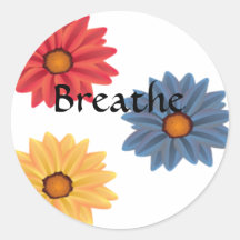 Yoga Breathe Sticker
