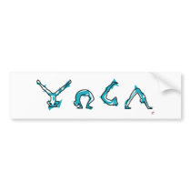 Yoga Bumper Sticker