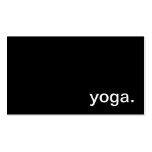 Yoga Business Card