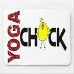 Yoga Chick 1 Mouse Pad