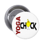 Yoga Chick 1 Pinback Button