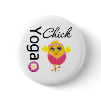 Yoga Chick Pin