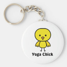 Yoga Chick Key Chains