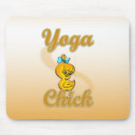 Yoga Chick Mouse Pads