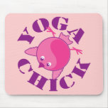 Yoga Chick Mousepads