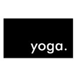 yoga. (colour customisable) business card template
