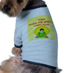 yoga pet clothing