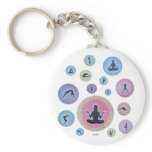 yoga dreaming keychains