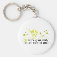 Yoga Everything has beauty... Key Chain