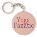 Yoga Fanatic keychains