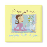 Yoga Farting magnets