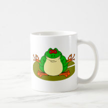 Yoga Frog Coffee Mug