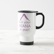 Yoga Get Your Asana In Gear Mugs