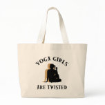 Yoga GIrls Are Twisted  Gift Tote Bag