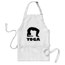 Yoga icon aprons
