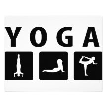 yoga icon invitation