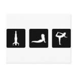 yoga icons postcards