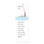 Yoga Inner Peace bookmark business cards