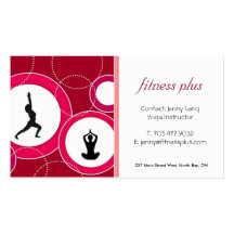 Yoga Instructor - Business card