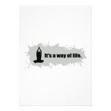 Yoga is a Way of Life Personalised Announcement