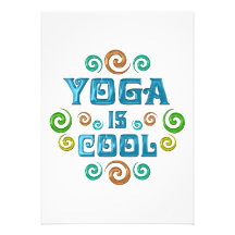 Yoga is Cool Personalised Announcements