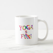 Yoga is Fun Coffee Mugs