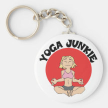 Yoga Junkie Gift Key Chain